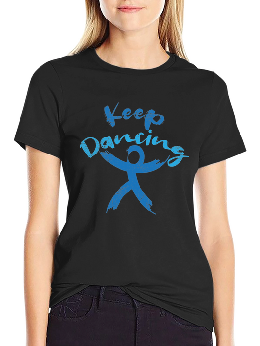 Camiseta Negra Keep Dancing Hombre