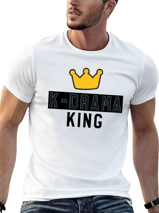 Camiseta Negra K-Drama King
