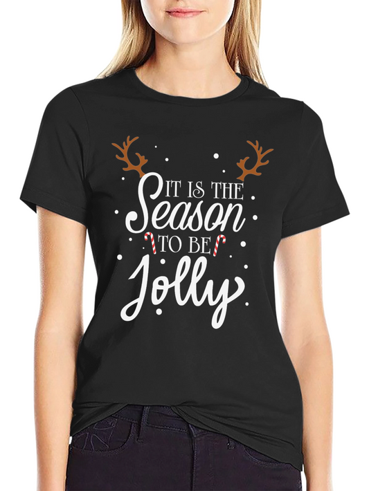 Camiseta Navideña Its the Season to Be Jolly