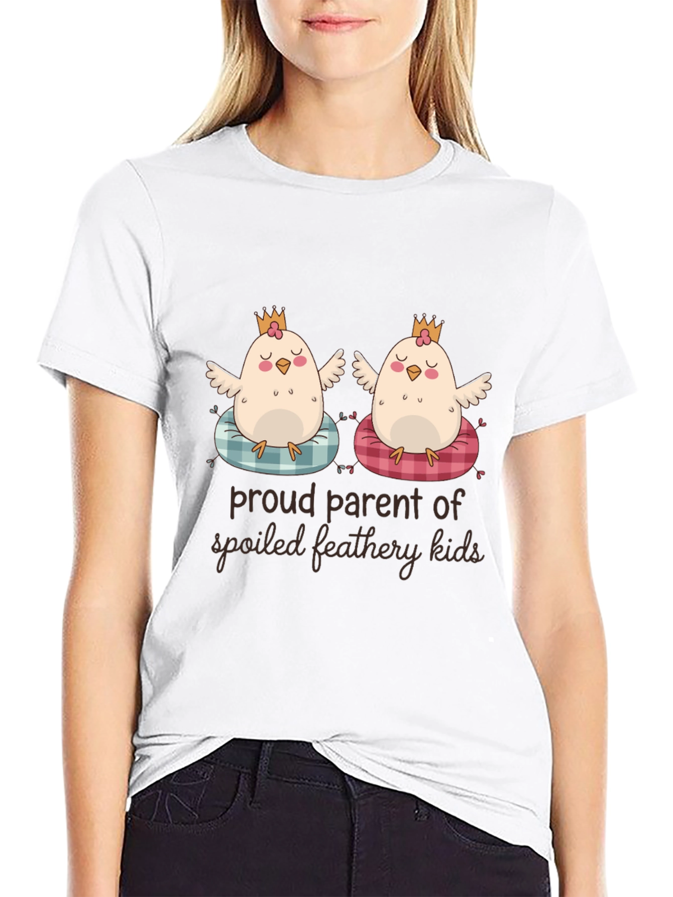 Camiseta Negra Orgulloso Padre de Niños Plumíferos