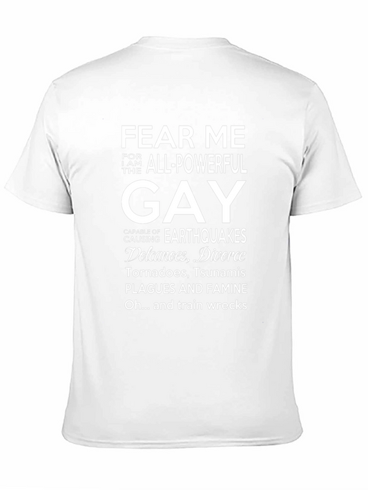 Camiseta Negra con Diseño Gráfico Fear Me