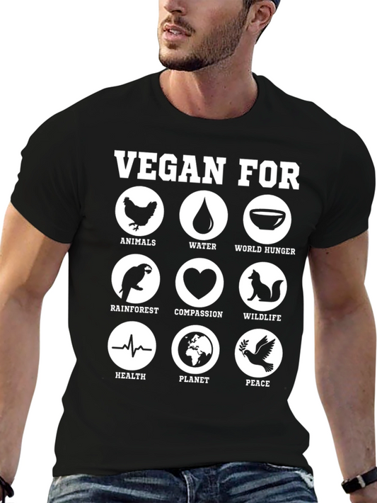 Camiseta Vegana: Animales Agua y Compasión