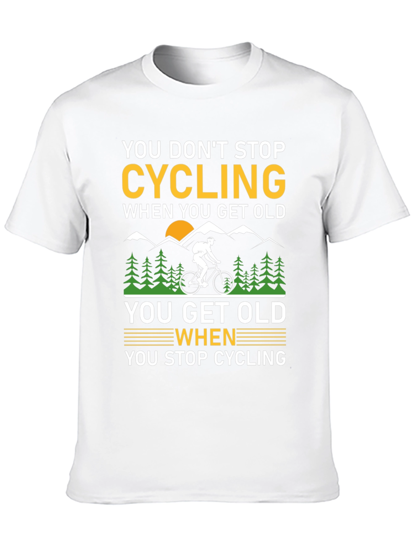 Camiseta Ciclismo: No Dejes de Pedalear