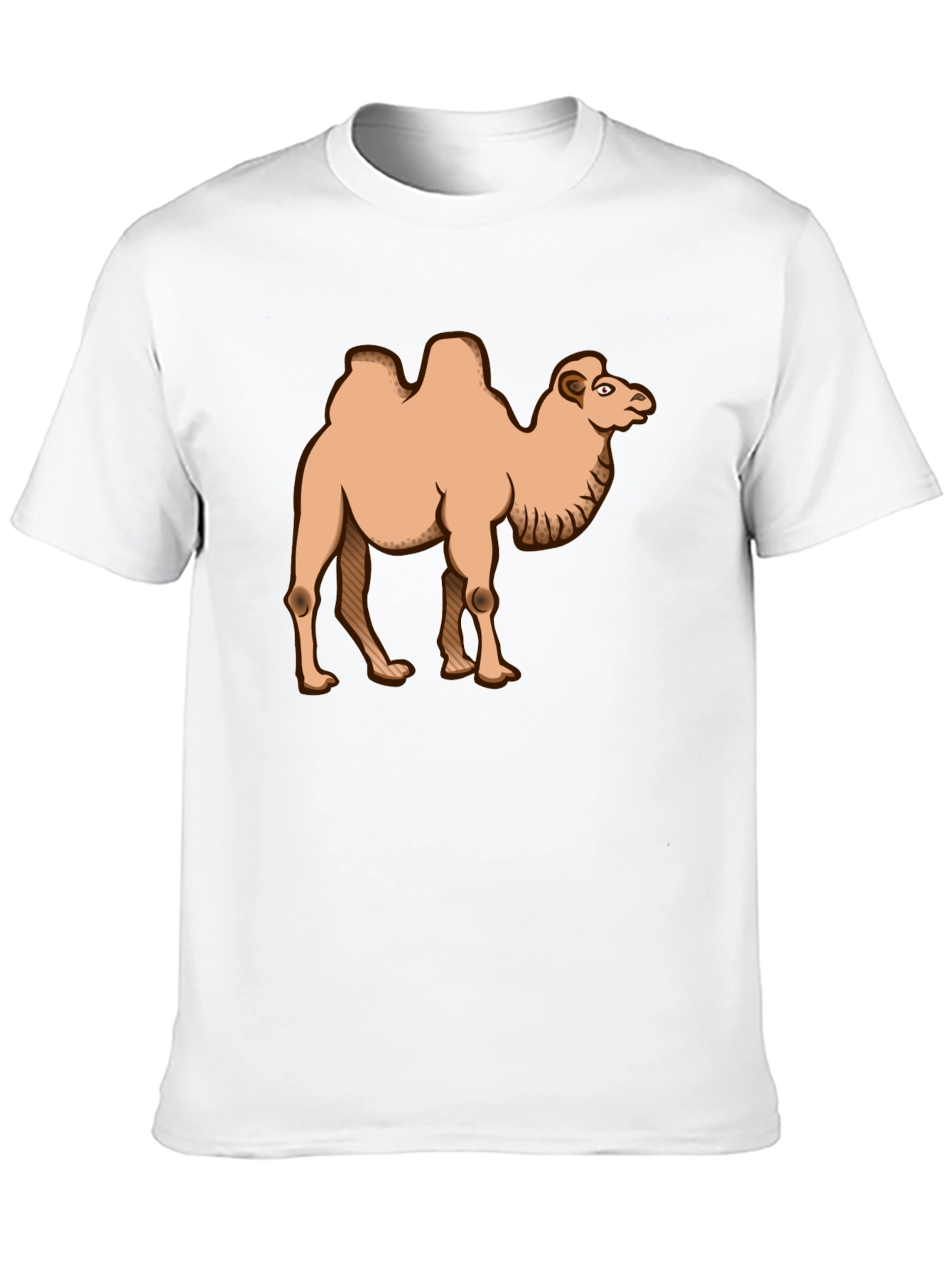 Camiseta Negra con Diseño de Camello