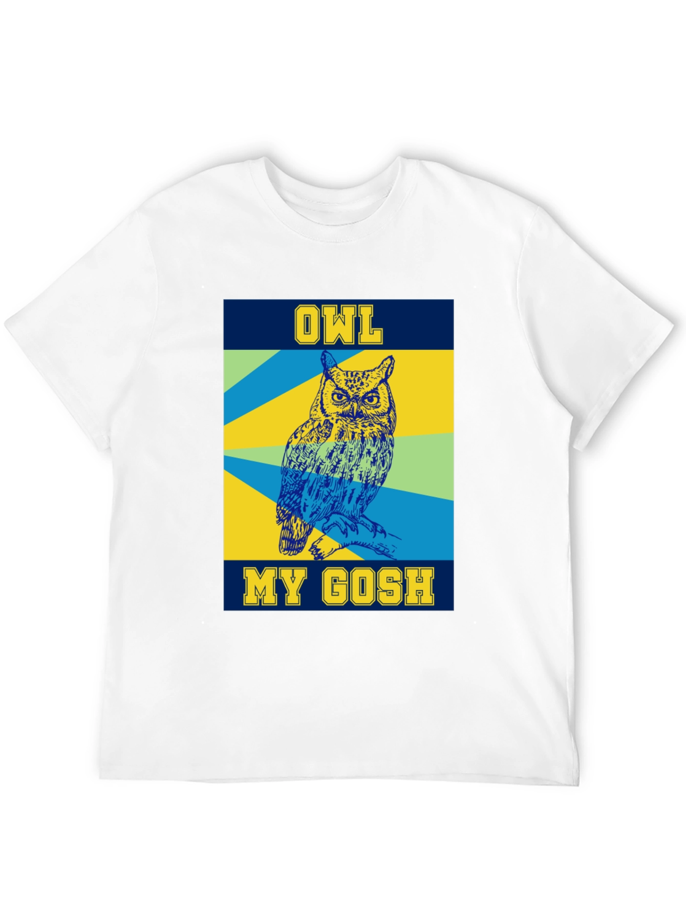 Camiseta Negra con Diseño de Búho Owl My Gosh