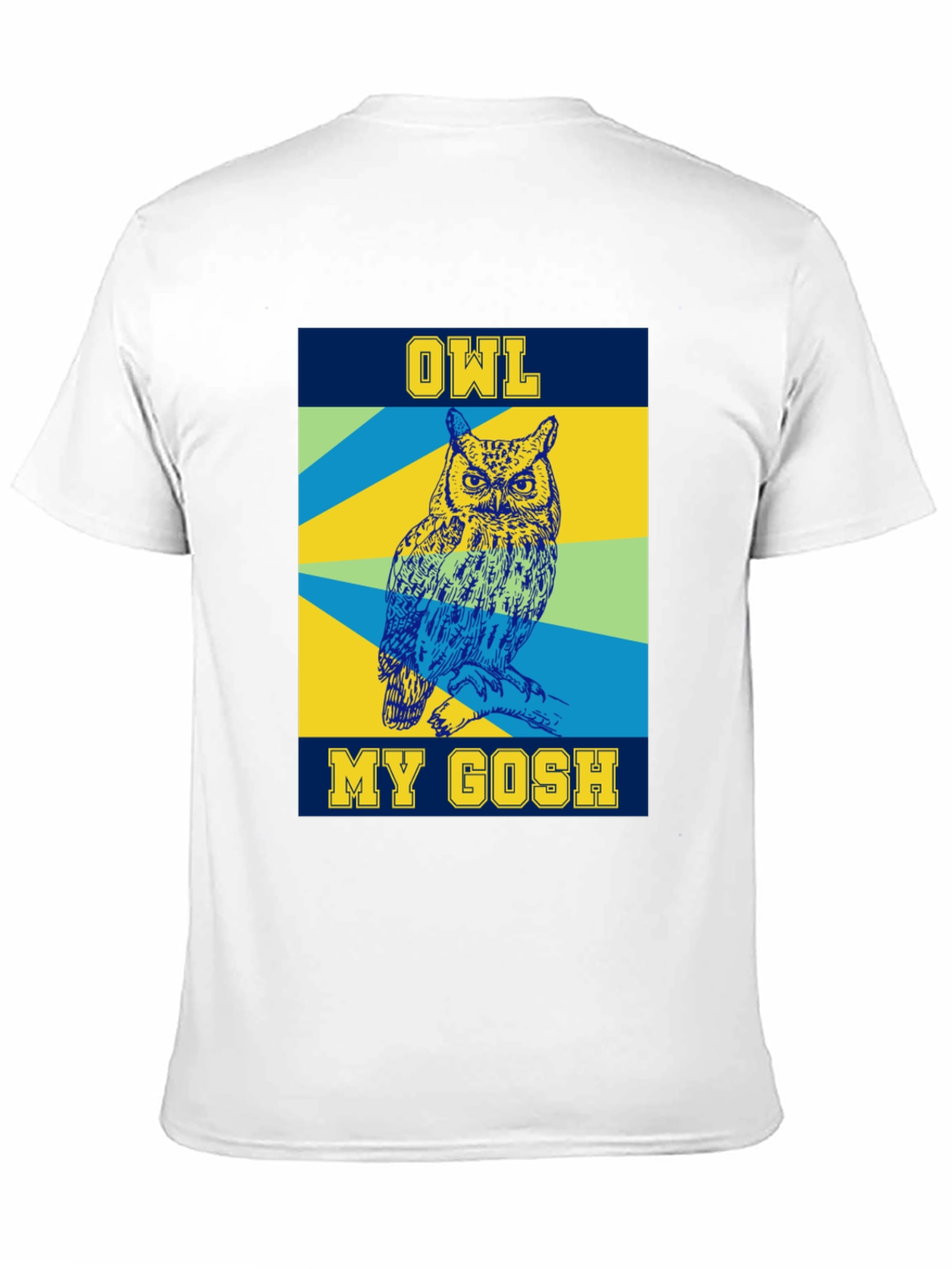 Camiseta Negra con Diseño de Búho Owl My Gosh