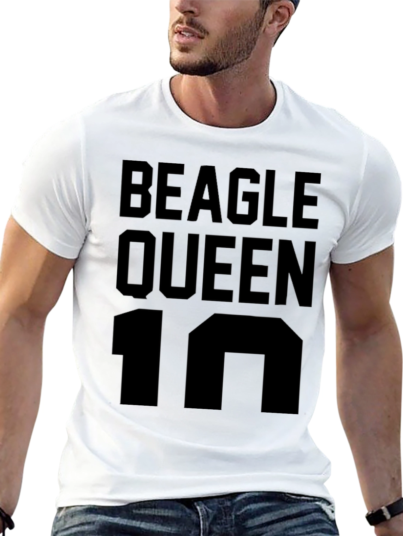Camiseta Negra Beagle Queen 10