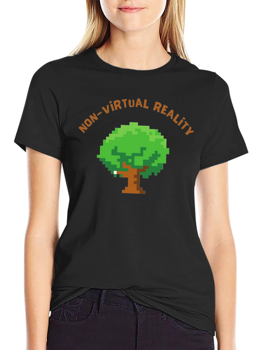 Camiseta No Realidad Virtual Pixelada