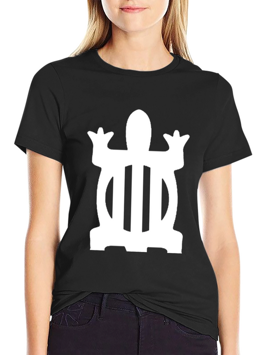 Camiseta Negra con Adinkra Dwennimmen
