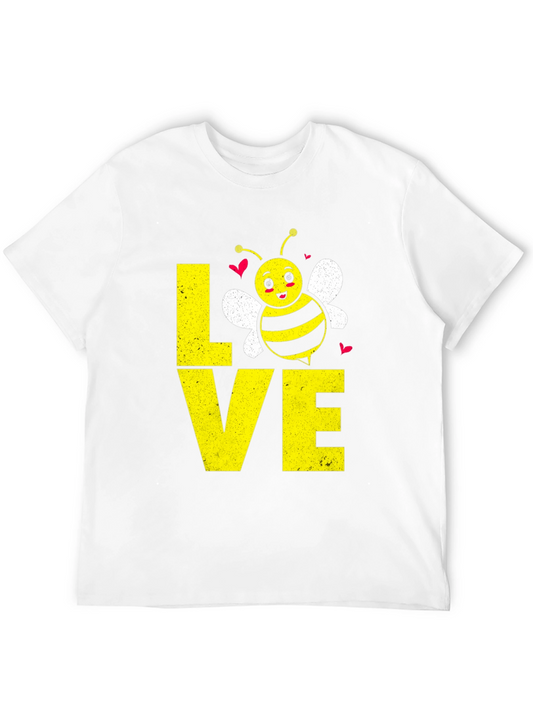 Camiseta Negra con Abeja LOVE