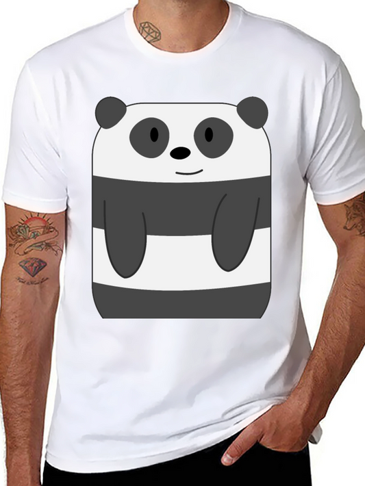 Camiseta Oso Panda We Bare Bears Hombre