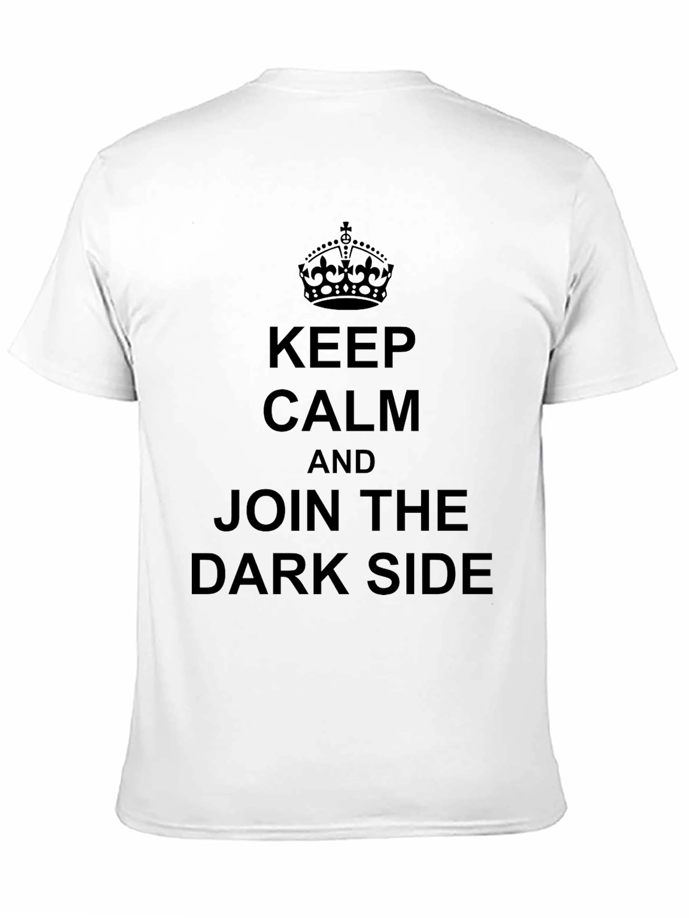 Camiseta Negra: Keep Calm & Join Dark Side
