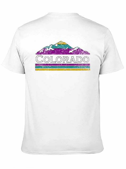 Camiseta Colorado Vintage Diseño Montaña Retro