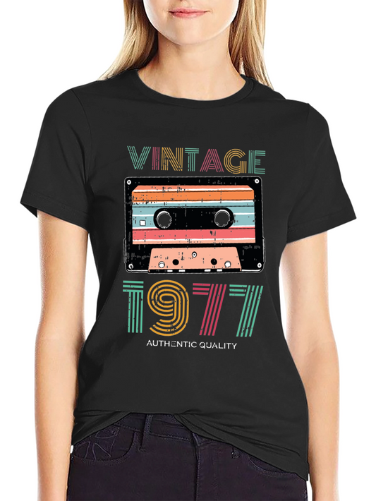 Camiseta Vintage 1977 Auténtica