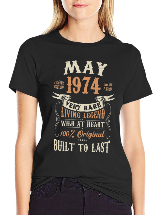 Camiseta Nacido en Mayo de 1974