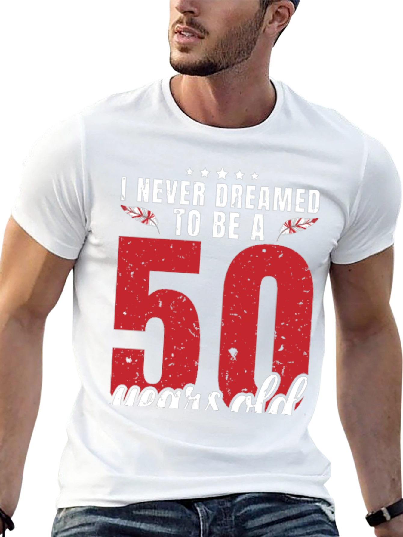 Camiseta Nunca Soñé con Cumplir 50