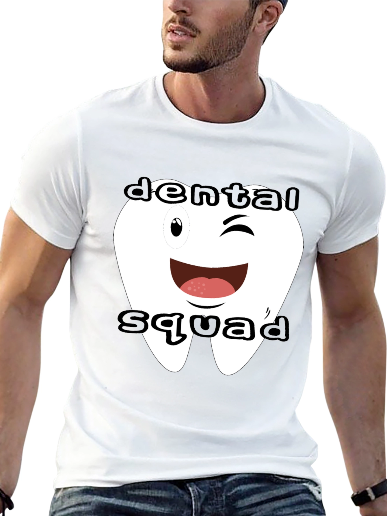 Camiseta Negra Dental Squad