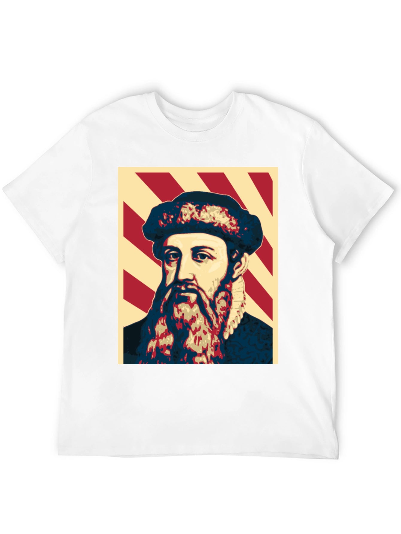 Camiseta Estampada Johannes Gutenberg