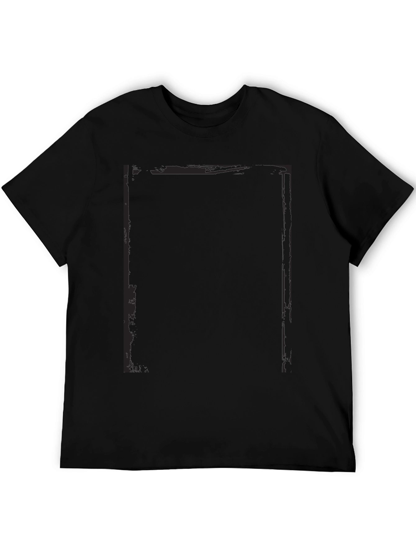Camiseta Negra Casual con Estilo Urbano