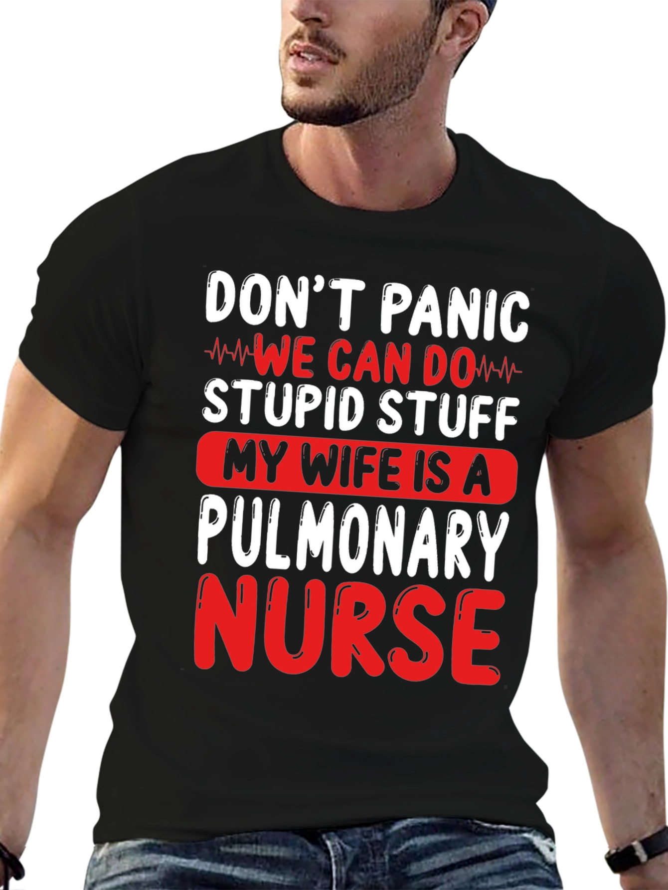 Camiseta Divertida Mi Esposa es Enfermera Pulmonar