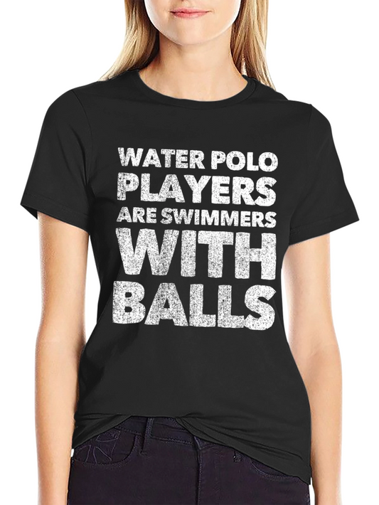 Camiseta Negra: Water Polo Players Are Swimmers With Balls
