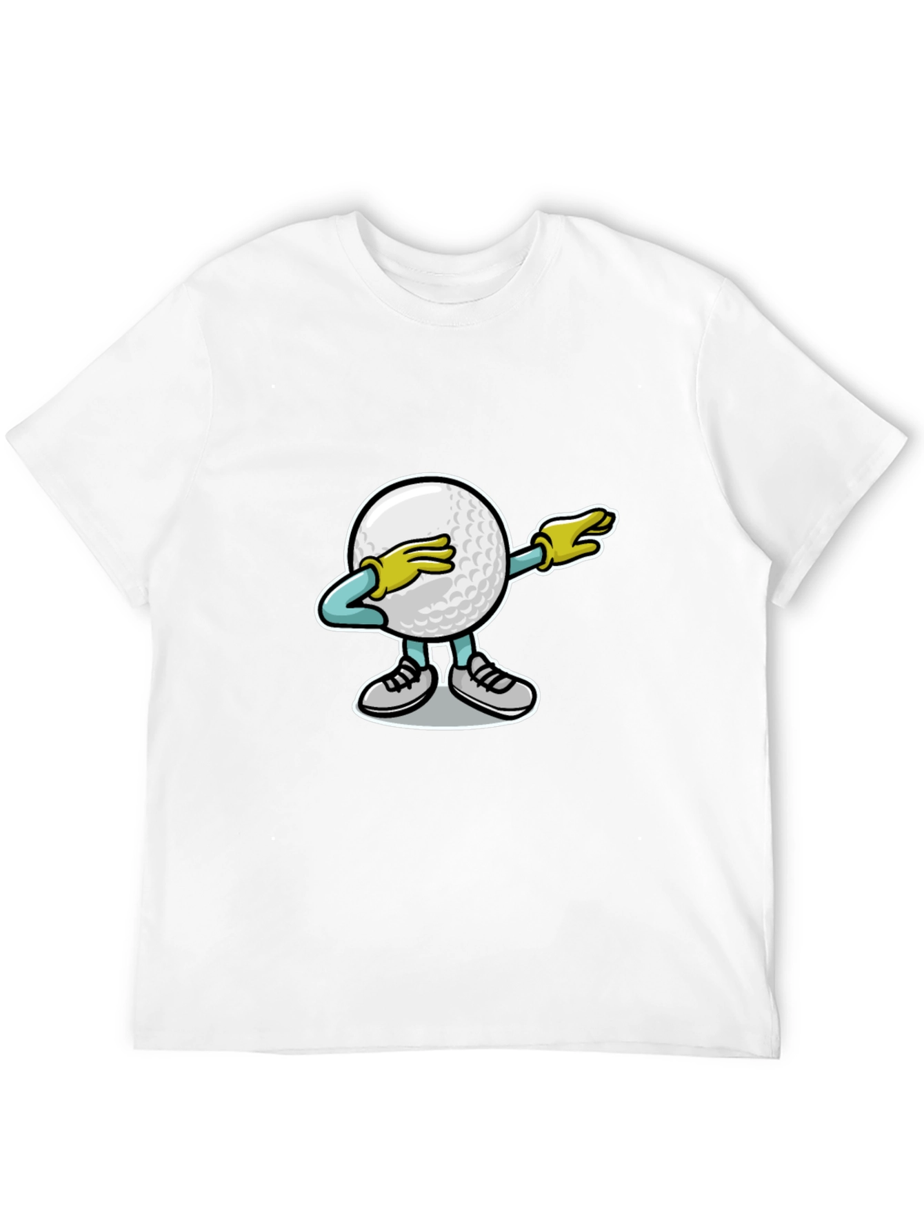 Camiseta Negra con Diseño Divertido de Golf