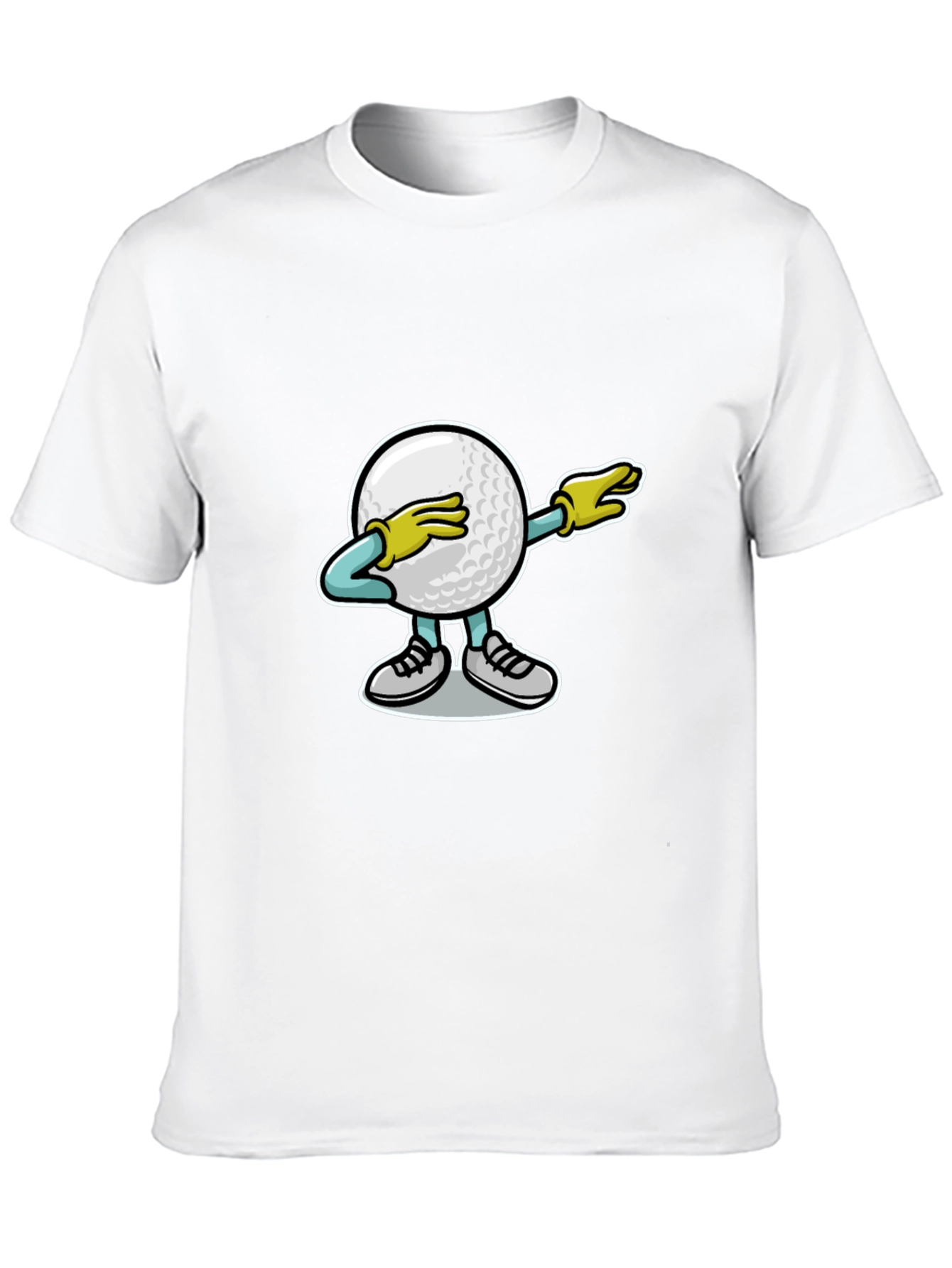Camiseta Negra con Diseño Divertido de Golf