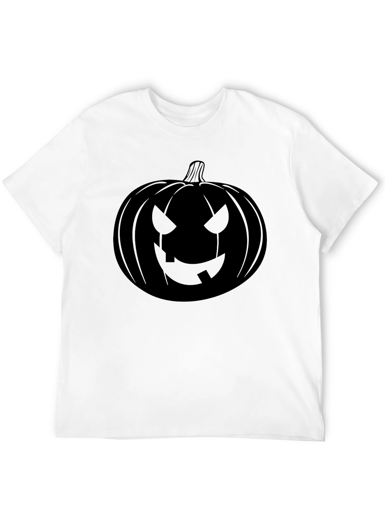 Camiseta Negra Calabaza Halloween
