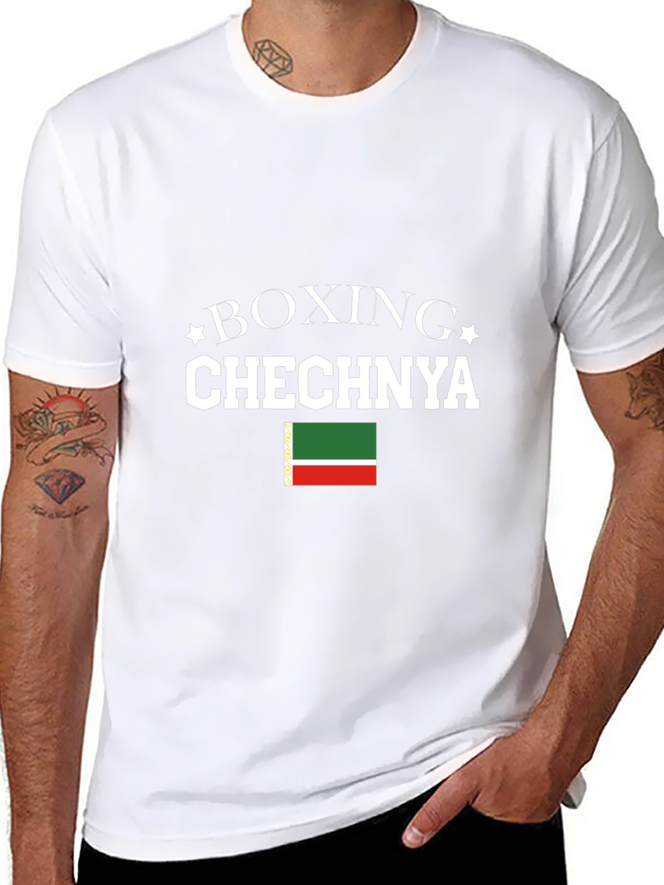 Camiseta Boxeo Chechenia - Diseño Único