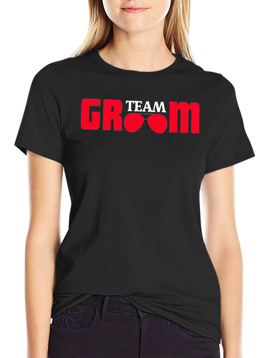Camiseta Negra Team Groom - Despedida de Soltero