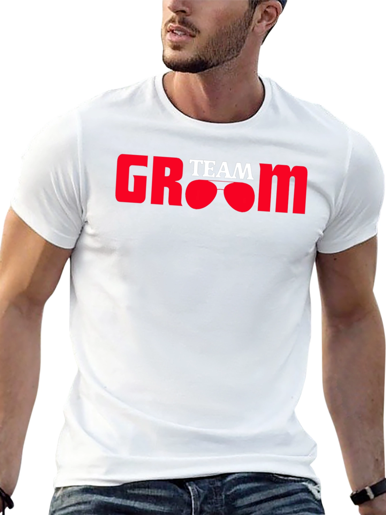 Camiseta Negra Team Groom - Despedida de Soltero