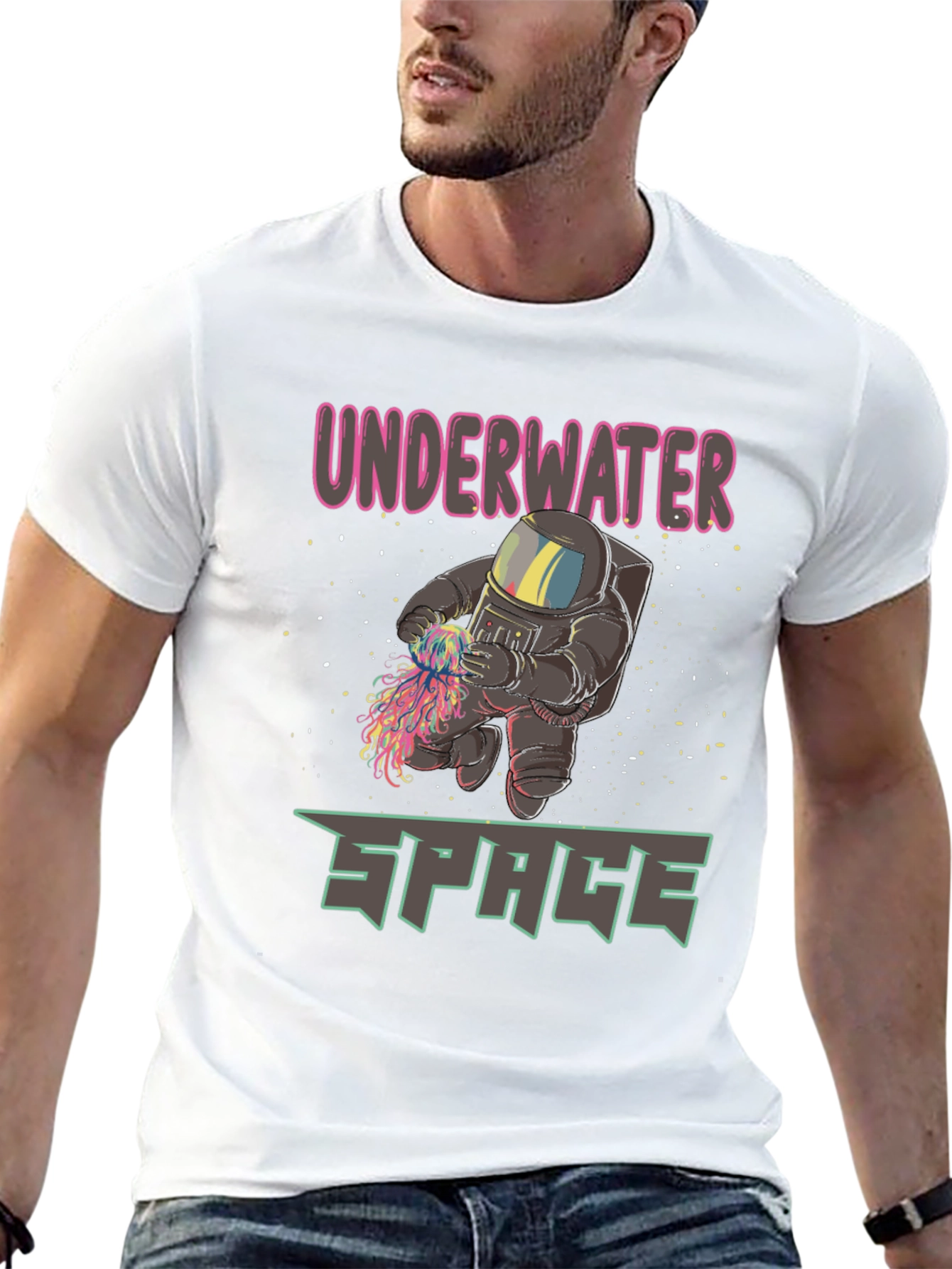 Camiseta Espacio Submarino Astronauta