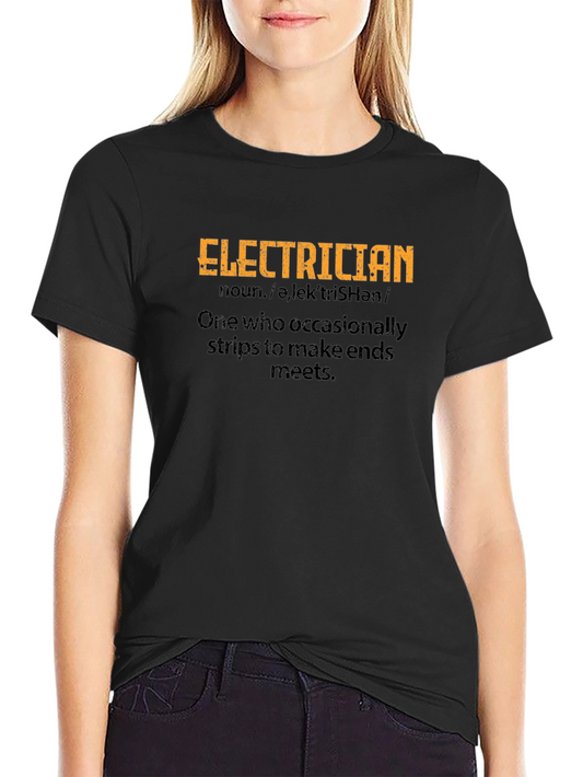 Camiseta de Electricista: Definición Divertida