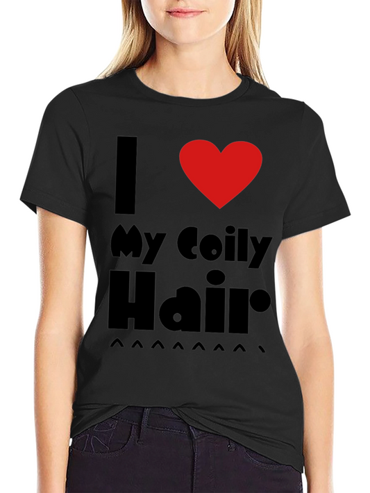 Camiseta Negra Amo Mi Pelo Rizado