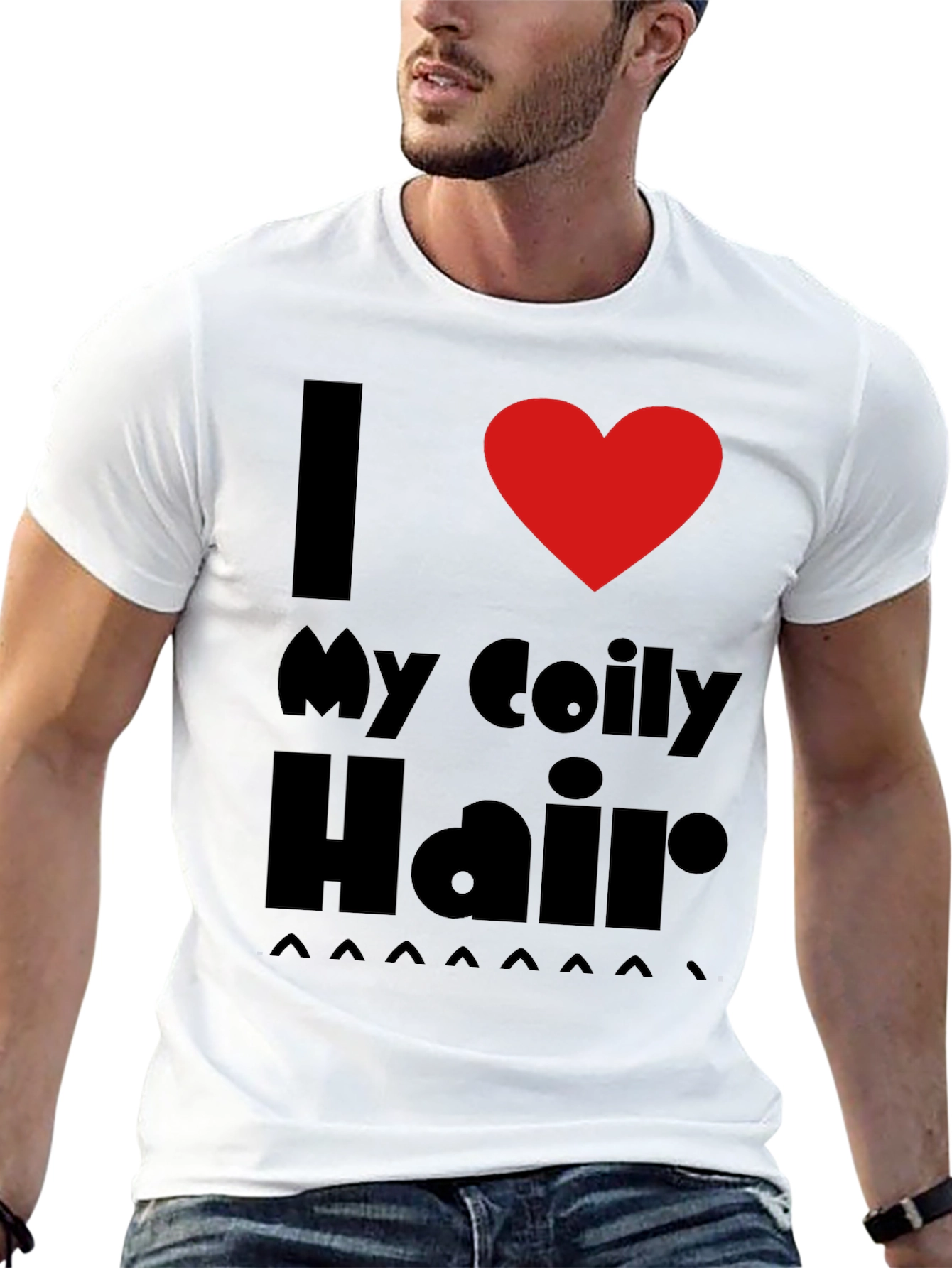 Camiseta Negra Amo Mi Pelo Rizado