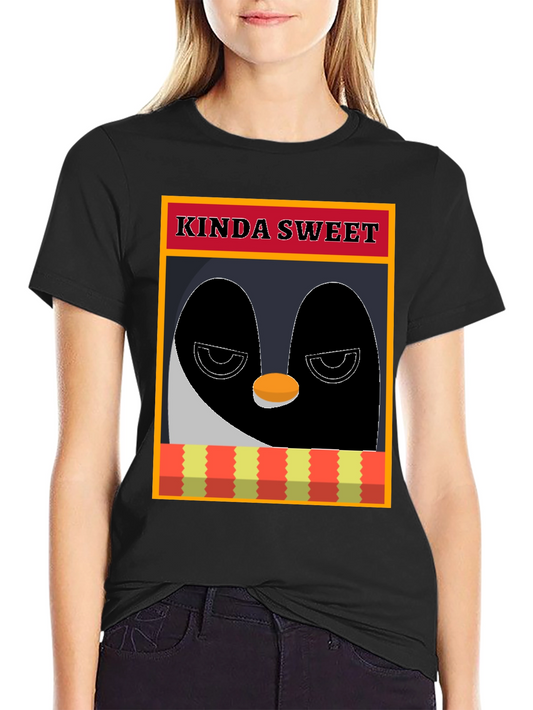 Camiseta Pingüino Kinda Sweet - Diseño Original