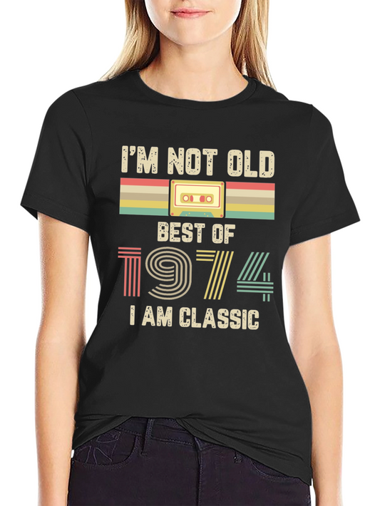 Camiseta Negra Retro Best of 1974