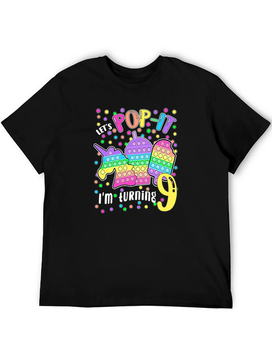 Camiseta Cumpleaños Infantil Pop It - Cumplo 9