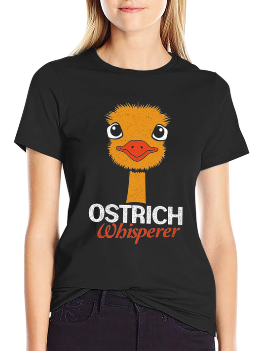 Camiseta Negra Ostrich Whisperer