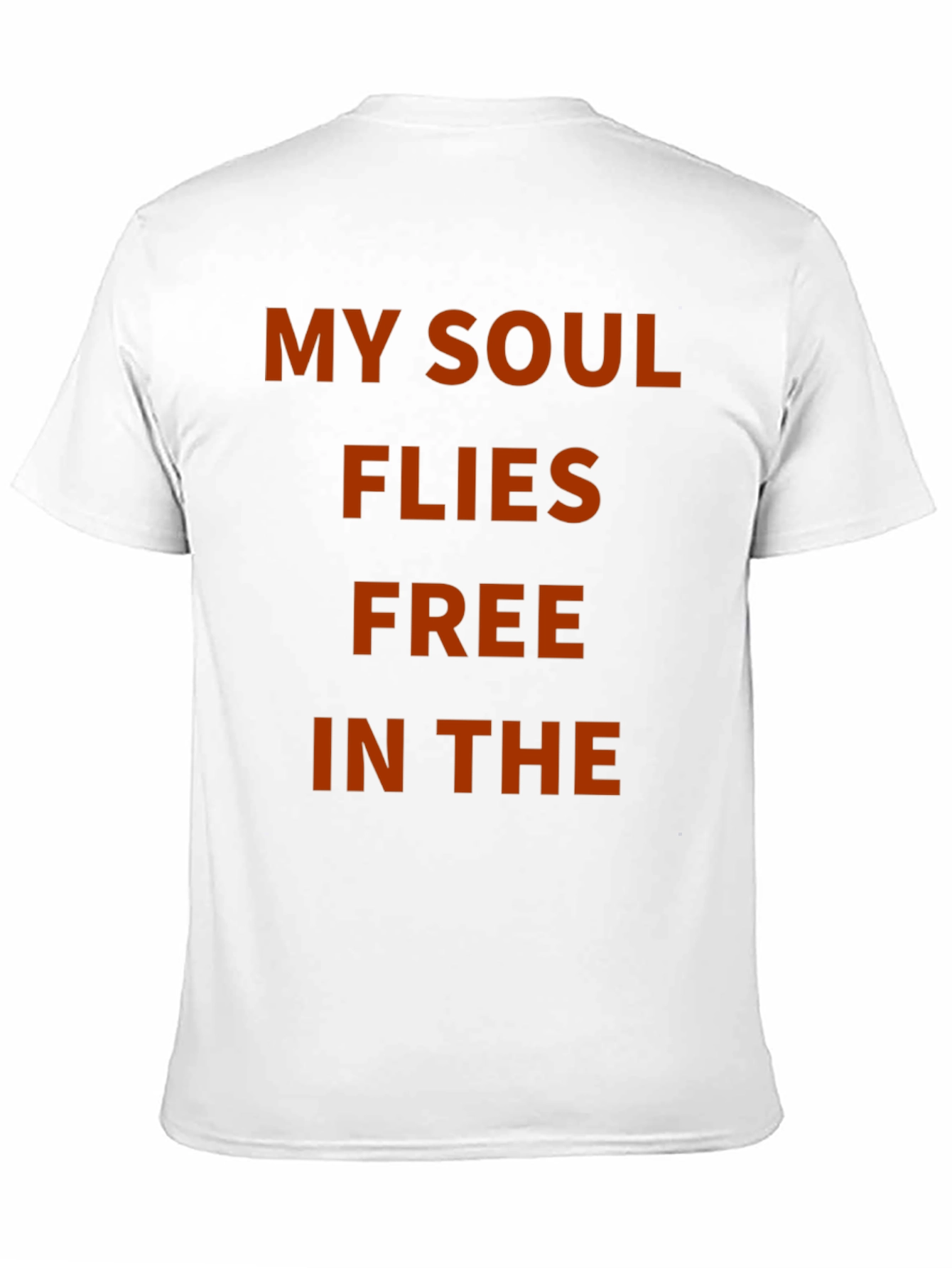 Camiseta Negra Mi Alma Vuela Libre