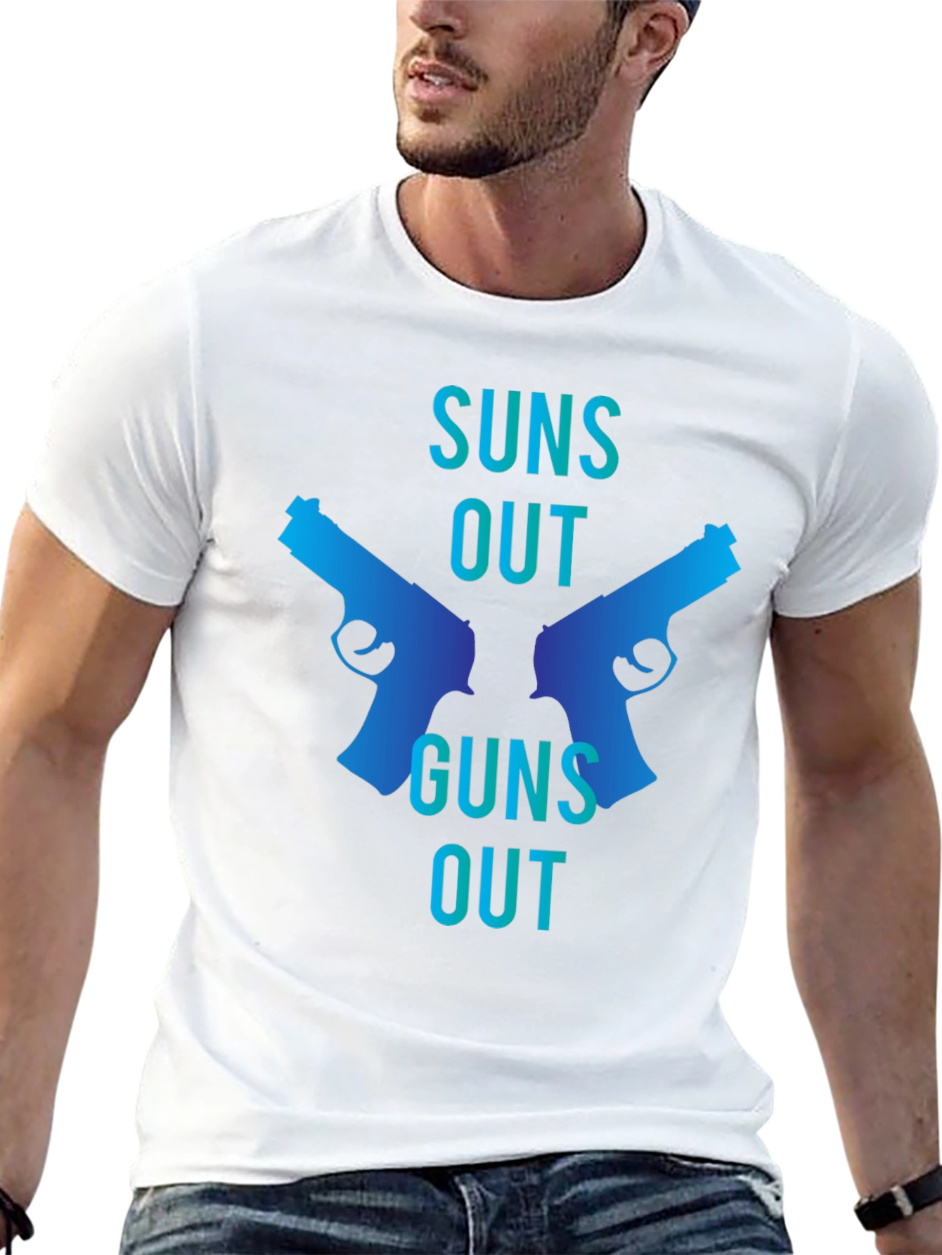 Camiseta Suns Out Guns Out para Hombre