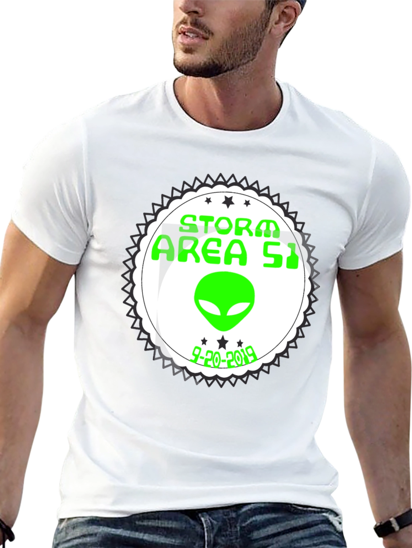 Camiseta Negra Storm Area 51 2019