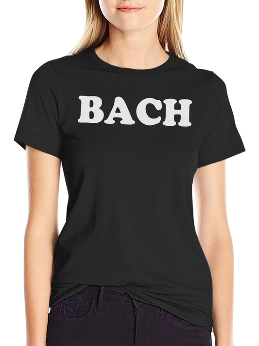 Camiseta Negra BACH Clásica Unisex