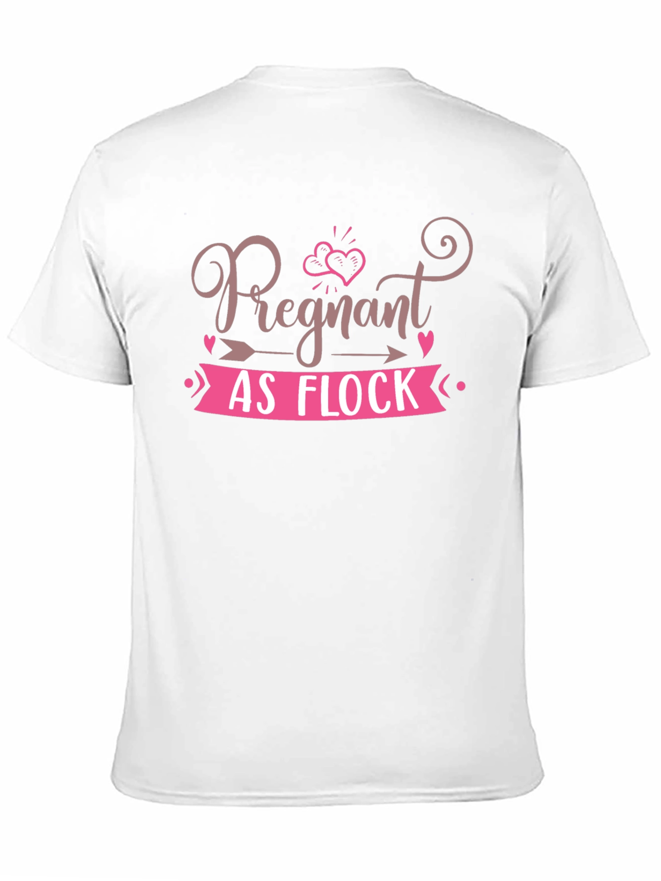 Camiseta Negra con Diseño de Embarazo Divertido
