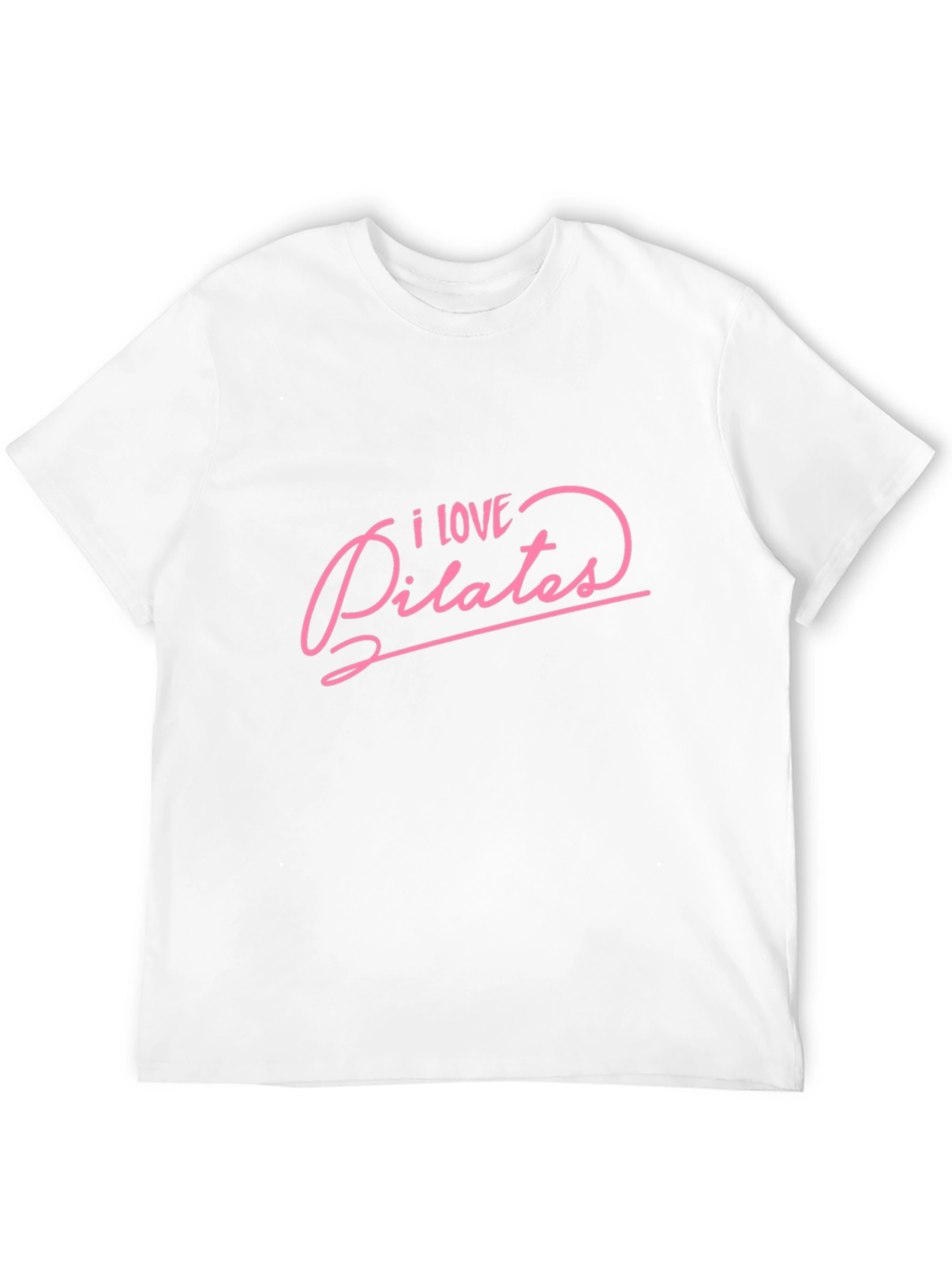 Camiseta Negra I Love Pilates Algodón Suave