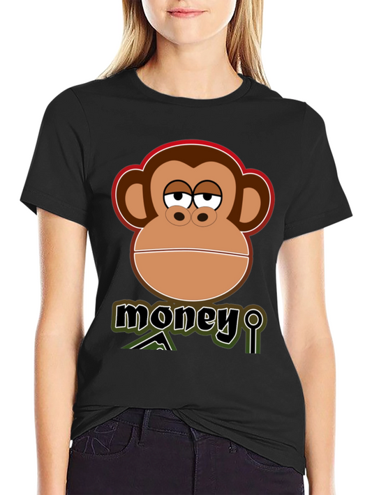 Camiseta Hombre: Mono con Mensaje Money