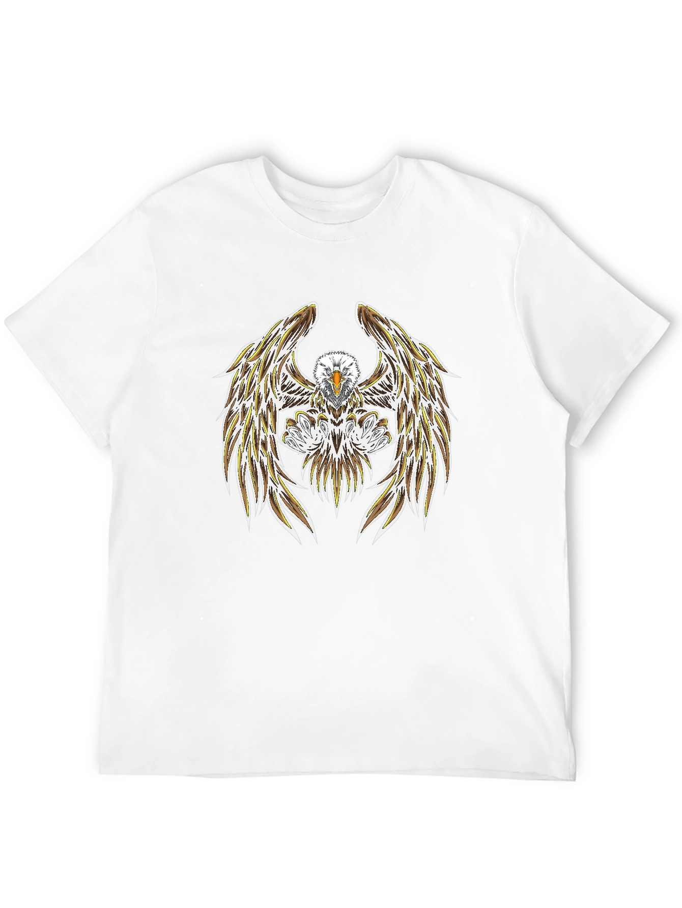 Camiseta Negra con Diseño de Águila