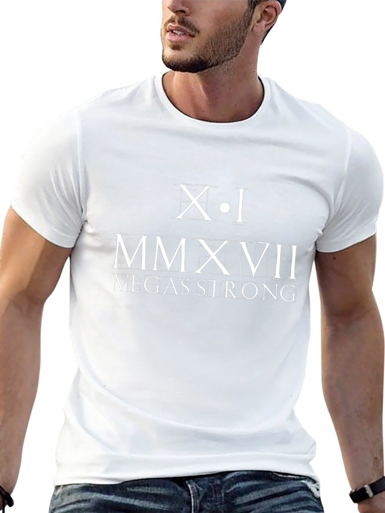 Camiseta Negra Vegas Strong - XI.I MMVII