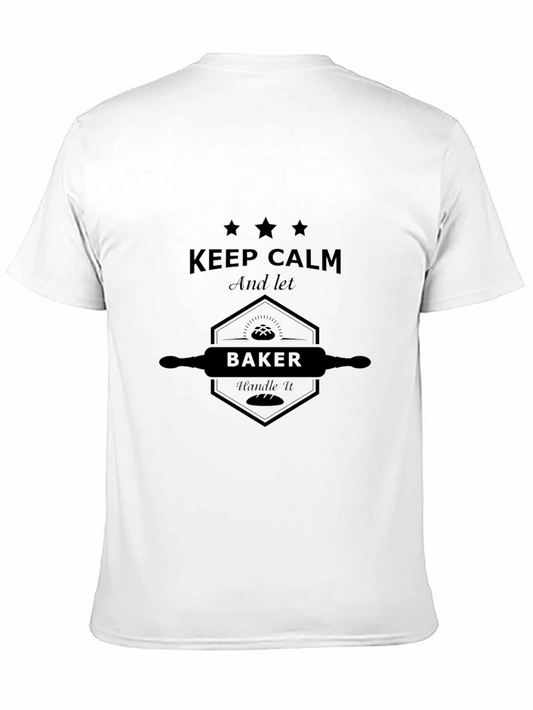 Camiseta Negra Keep Calm Baker
