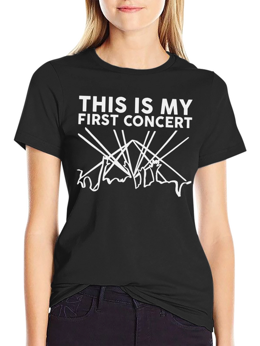 Camiseta Negra: Mi Primer Concierto
